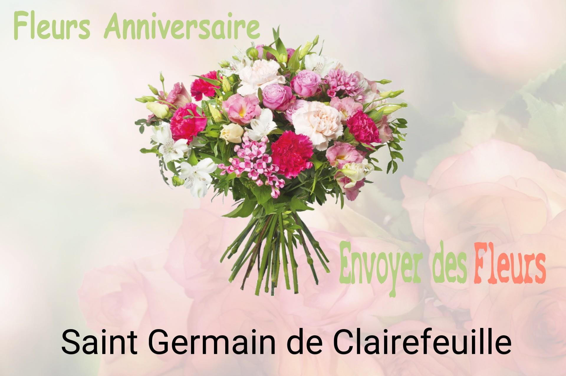 Bouquet de fleurs d’anniversaire livré à Saint-Germain-de-Clairefeuille