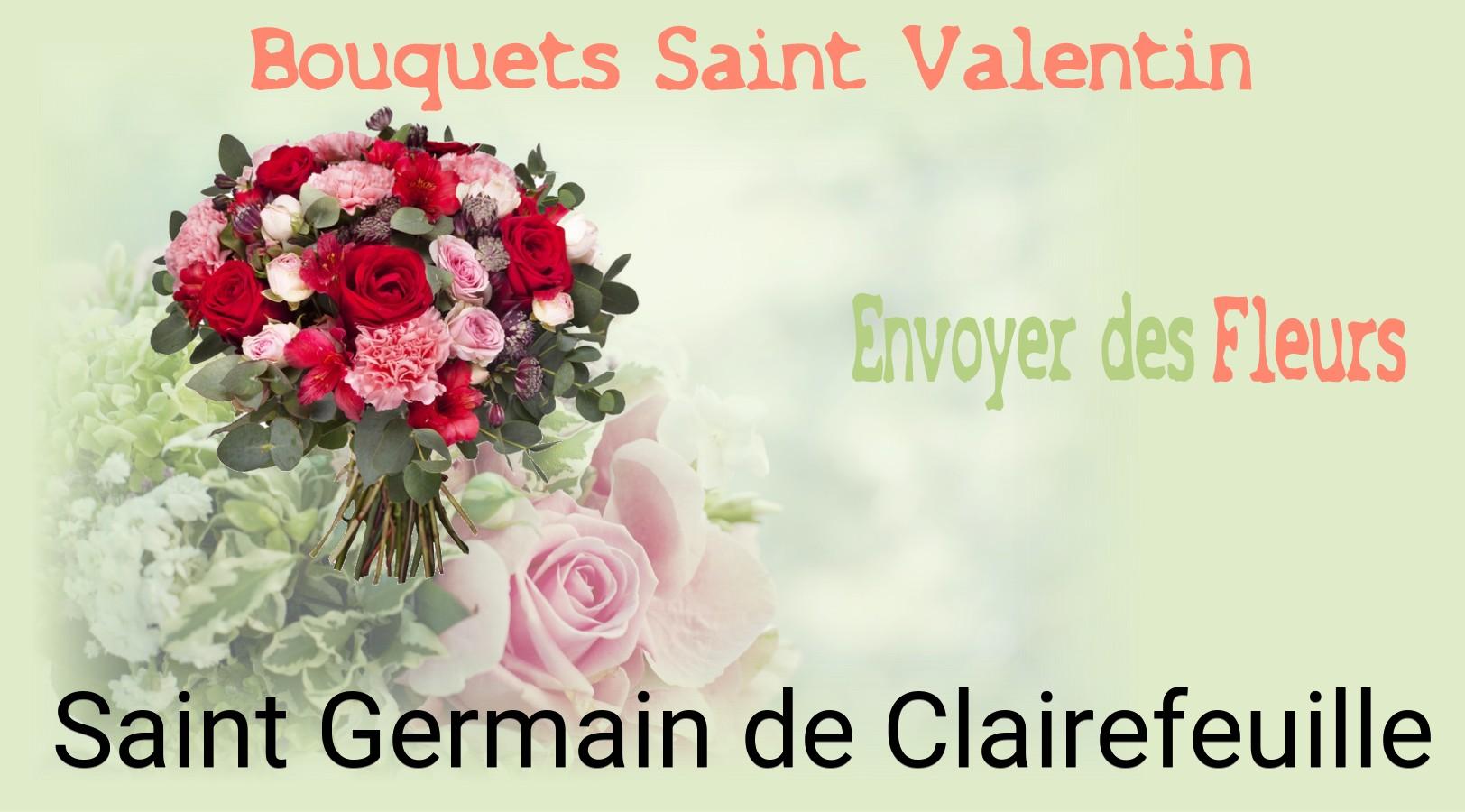 Roses de Saint-Valentin livrées à Saint-Germain-de-Clairefeuille